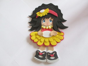 Pěnovka Moosgummi 2mm 30x20cm růžová tm.