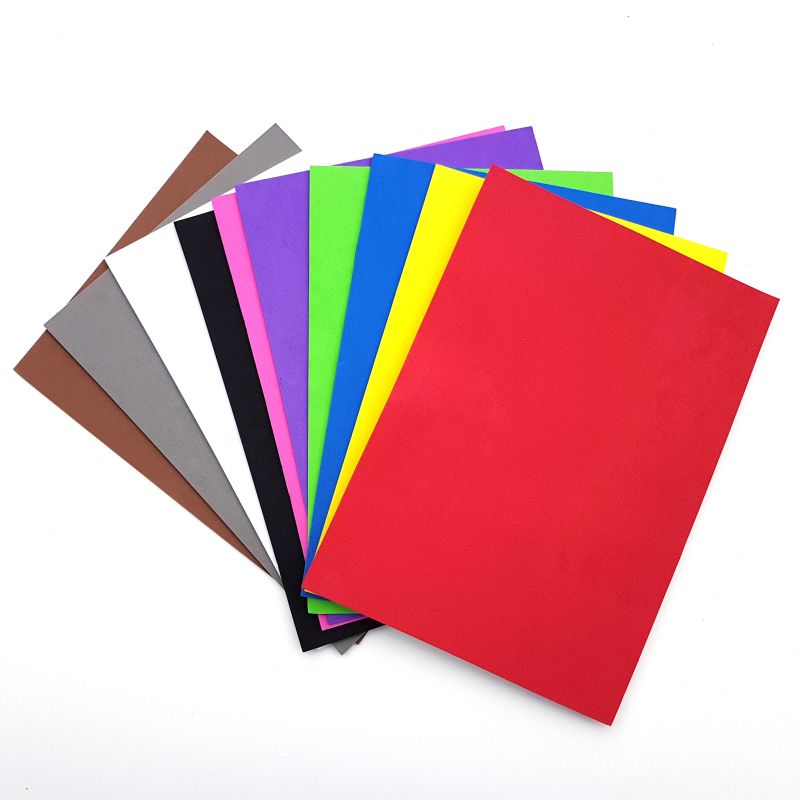 Pěnovka 2mm 20x29cm mix 10ks