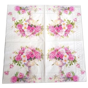 Ubrousek aranžmá ve váze