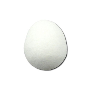 Vatové vajíčko 29x38mm bílé 1ks