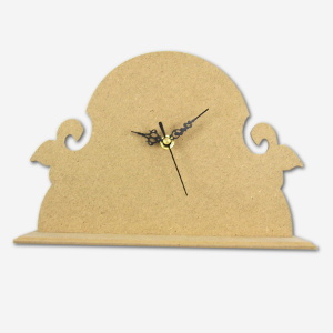 Hodiny tvarované 27x20cm + strojek W5