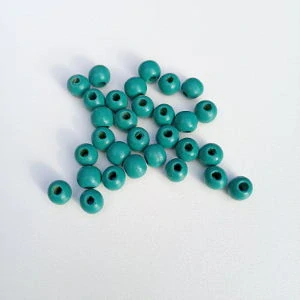 Korálky kulička 10 mm –petrolejová 50 ks