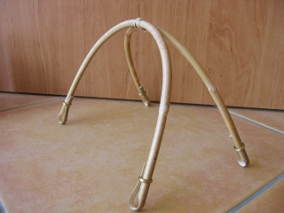 ratanové ucho dvojité 19x17 cm