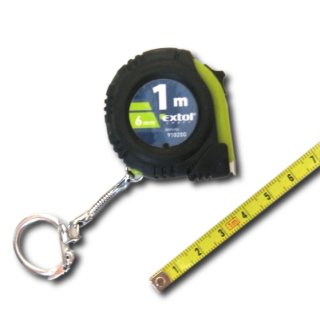 Metr svinovací -přívěšek, 1m, šířka pásku 6mm