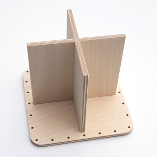 Organizér čtverec 13x13x10cm