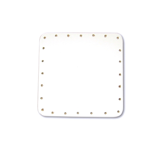 Dno – čtverec 12,5x12,5cm – bílé